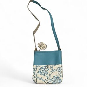 Handmade Crossbody Bag Repurposed Material NWT
